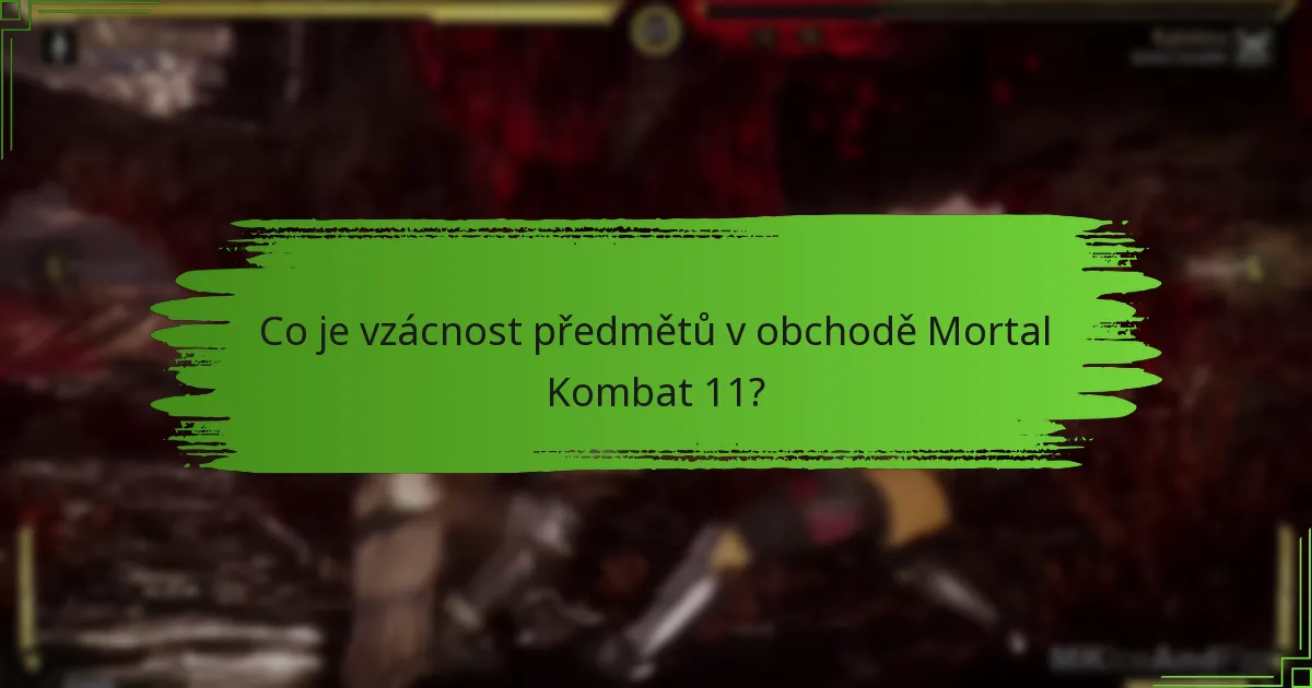 Jak fungují rotace předmětů v obchodě Mortal Kombat 11?