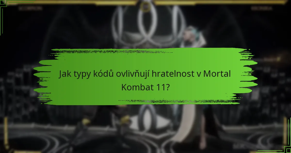 Jak uplatnit kódy pro Mortal Kombat 11?