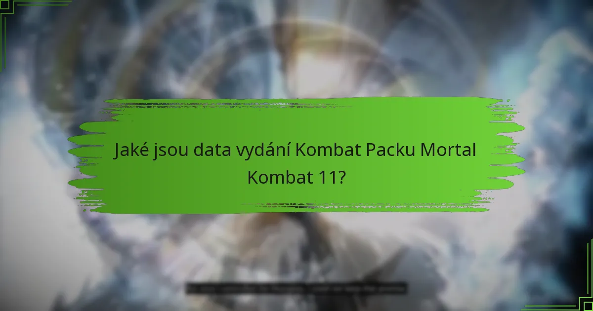 Jaké jsou rozdíly mezi Kombat Packy v Mortal Kombat 11?