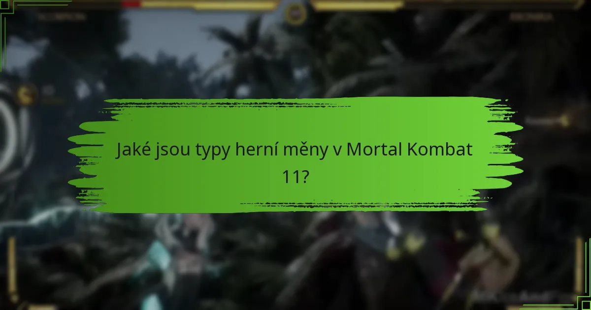 Jaké předměty jsou k dispozici v obchodě Mortal Kombat 11?