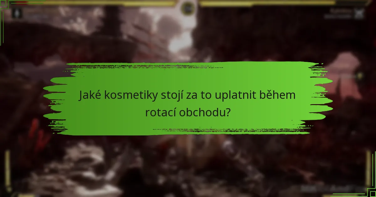 Jaké kosmetiky stojí za to uplatnit během rotací obchodu?